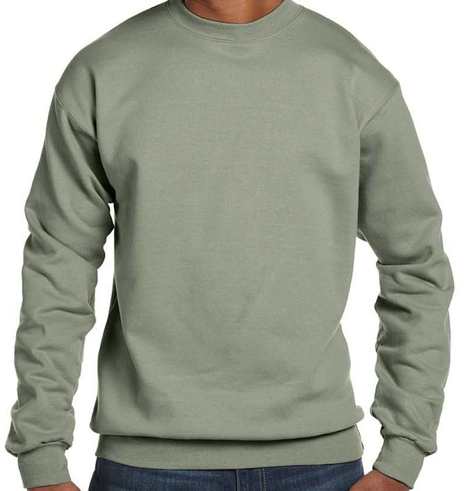 Hanes Men's EcoSmart Fleece Crewneck Sweatshirt - Deep Red S