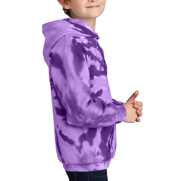  Gravity Threads Youth Tie-Dye Pullover Hoodie - Pink