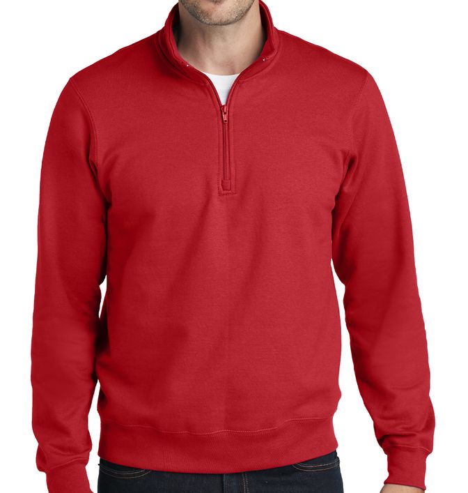 Port & Company Fan Favorite Fleece Quarter-Zip Pullover