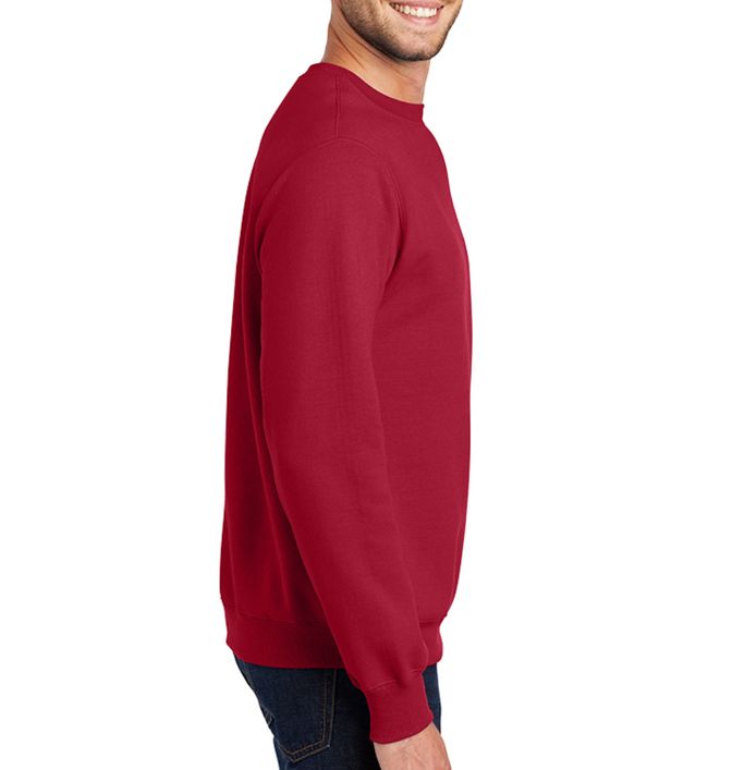 Custom Port & Company Essential Fleece Crewneck Sweatshirt