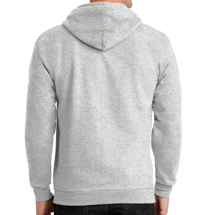 Custom Port & Company Tall Essential Fleece Zip-Up Hoodie | Design