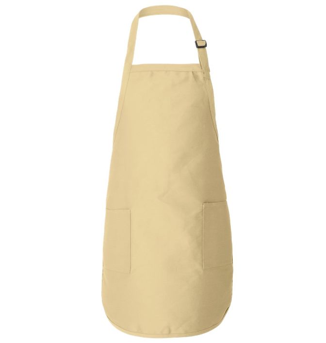 Q-Tees Full-Length Apron with Pockets