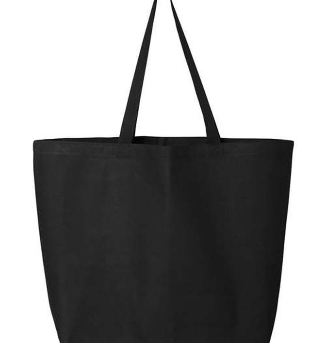 Custom Q-Tees Jumbo Canvas Tote Bag | Design Online