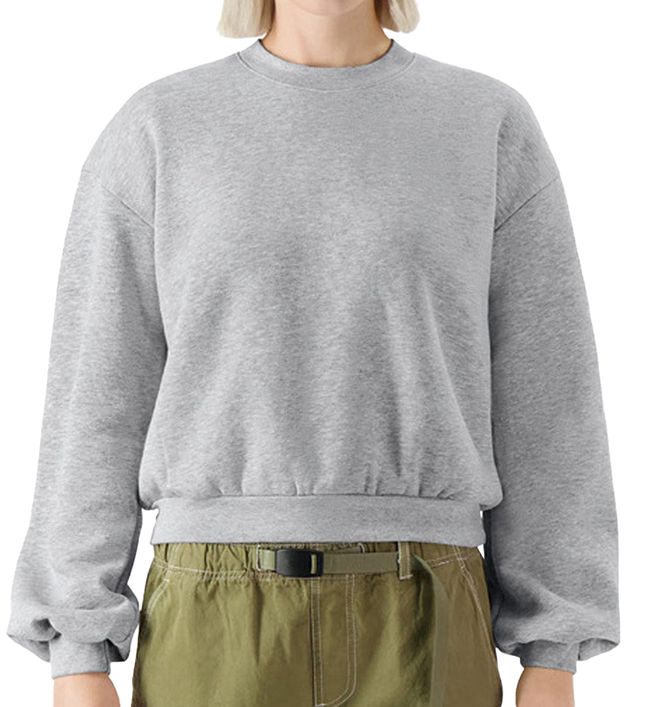 American Apparel Women's ReFlex Fleece Crewneck Sweatshirt
