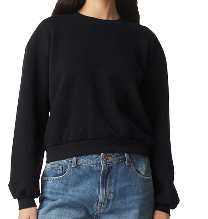 American Apparel Women's ReFlex Fleece Crewneck Sweatshirt