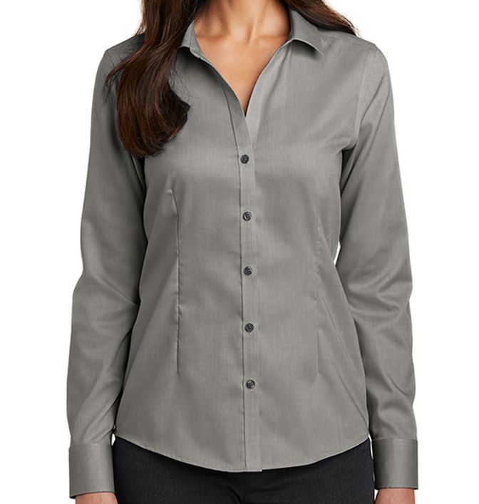 Red House Women's Pinpoint Oxford Non-Iron Shirt - fr