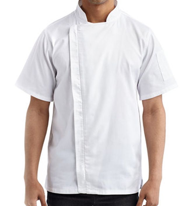 Artisan Collection by Reprime Zip-Close Short Sleeve Chef's Coat