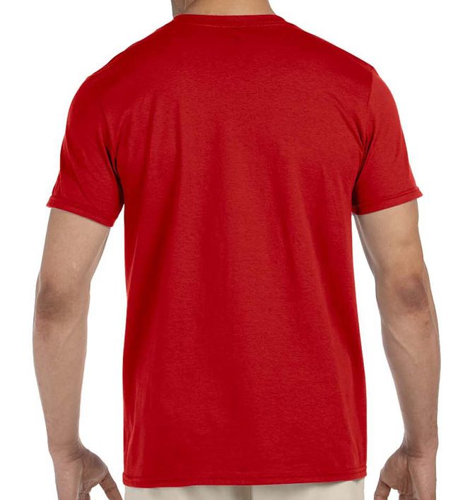 RushOrderTees RT640 (RED) - Back view