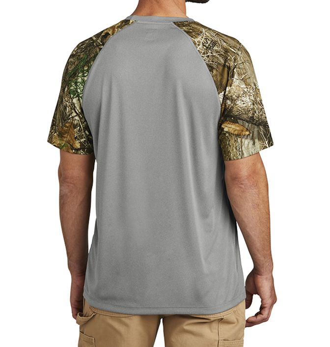 Russell Outdoors Realtree Long Sleeve Explorer 100% Cotton T-Shirt with  Pocket Style S020R