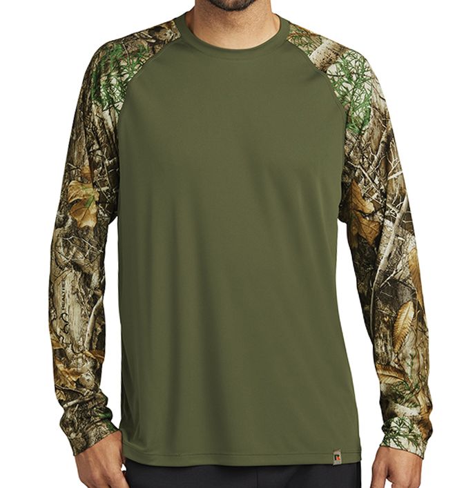 Russell Outdoors Realtree Colorblock Performance Long Sleeve Tee