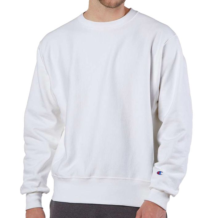 White hotsell champion crewneck