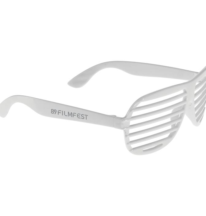 white shutter glasses