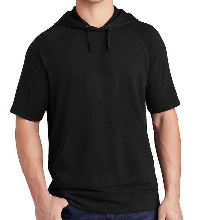 Sport-Tek PosiCharge Tri-Blend Wicking Fleece Short Sleeve Hooded Pullover