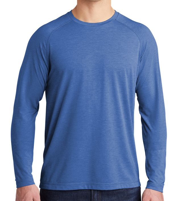 Sport-Tek PosiCharge Long Sleeve Tri-Blend Wicking Raglan Tee