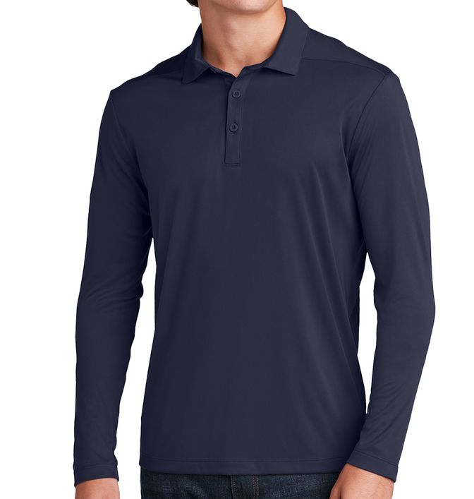 Sport-Tek Posi-UV Pro Long Sleeve Polo