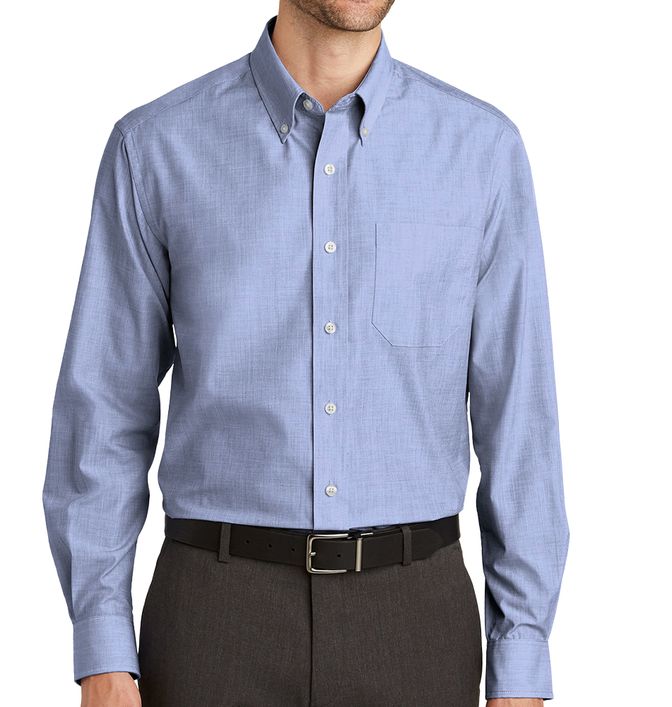 Port Authority Tall Crosshatch Easy Care Shirt