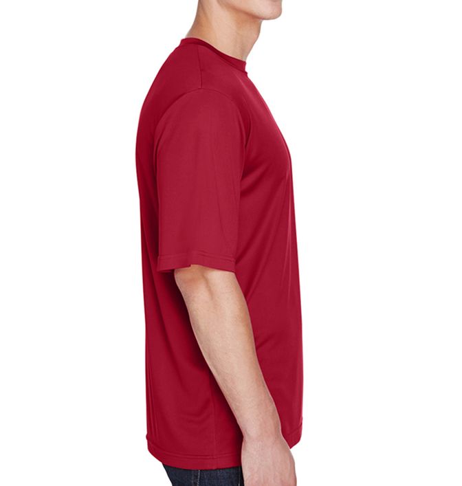 Custom Yellow Performance T-Shirt Red-Navy - FansIdea
