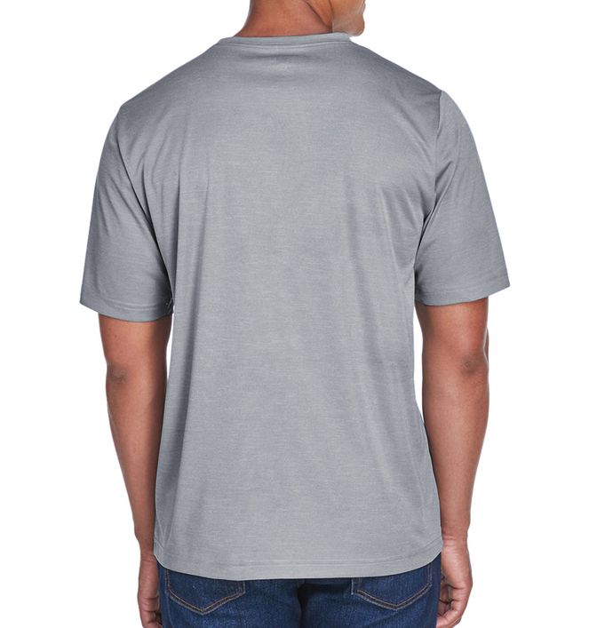 Custom Team 365 Sonic Heather Performance T-Shirt | RushOrderTees®