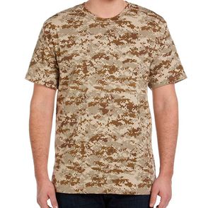 Gravity Threads Men's Core Cotton Camo T-Shirt - 100% Cotton, Variety Of Colors & Sizes